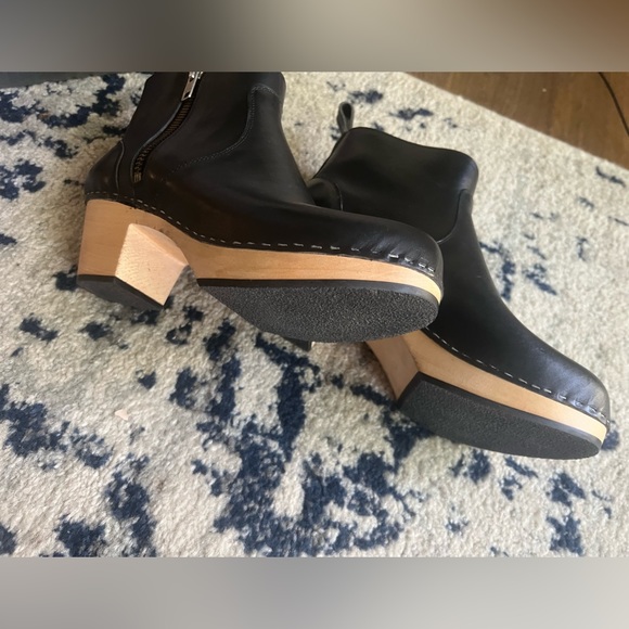 COPY - Swedish Hasbeens Zip It Emy Clog Bootie size 9 NEW $440 retail - Picture 7 of 8
